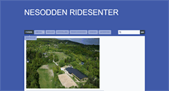 Desktop Screenshot of nesoddenridesenter.no
